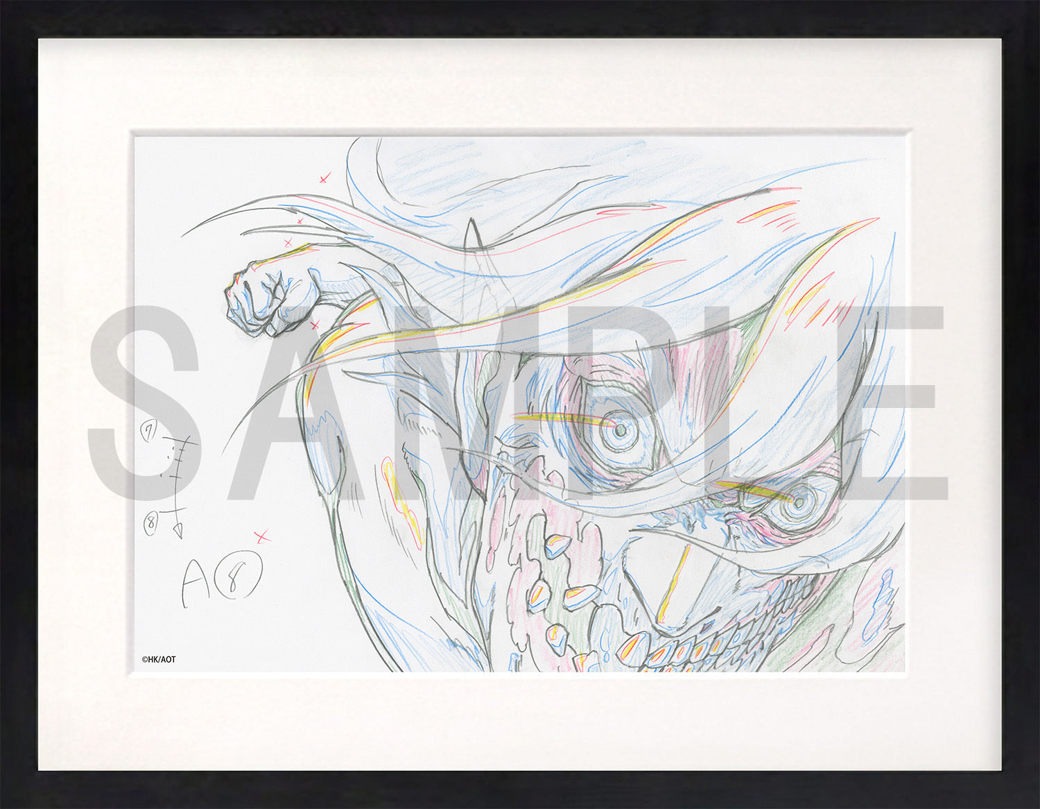 進撃の巨人 複製原画　ポスター 漫画デザイン　エレン 進撃の巨人 STUDIO GICLEE エレンB – IG Port ONLINE STORE