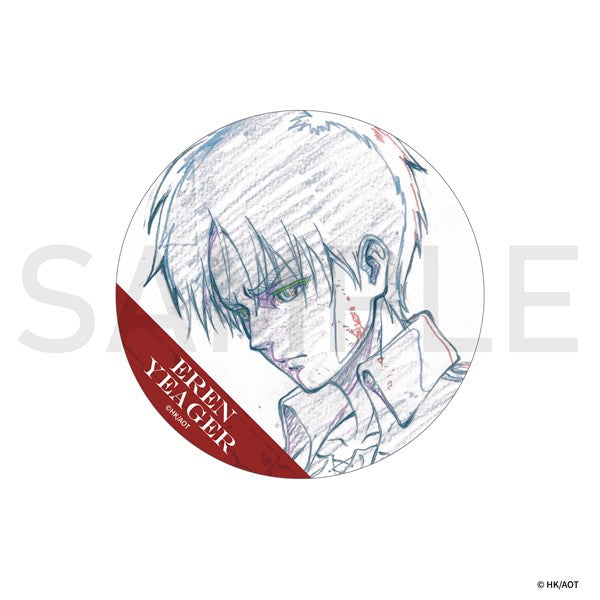 進撃の巨人 原画 缶バッジ エレン TVアニメ『進撃の巨人』 描き下ろし缶バッジ(エレン)