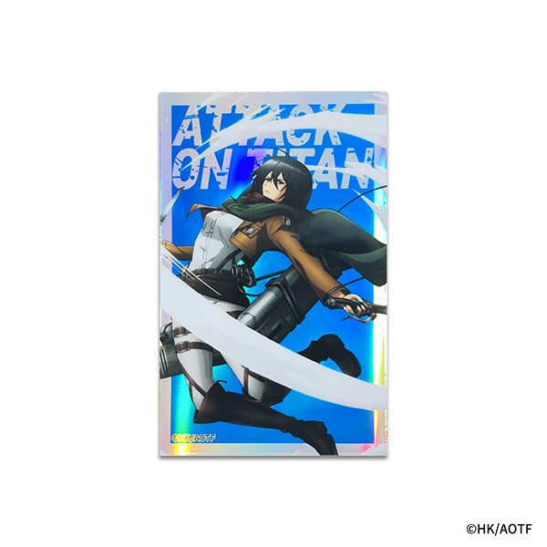 進撃の巨人 Action ホログラムステッカー（ミカサ）