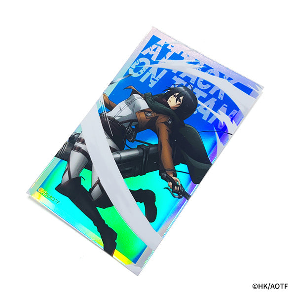 進撃の巨人 Action ホログラムステッカー（ミカサ）