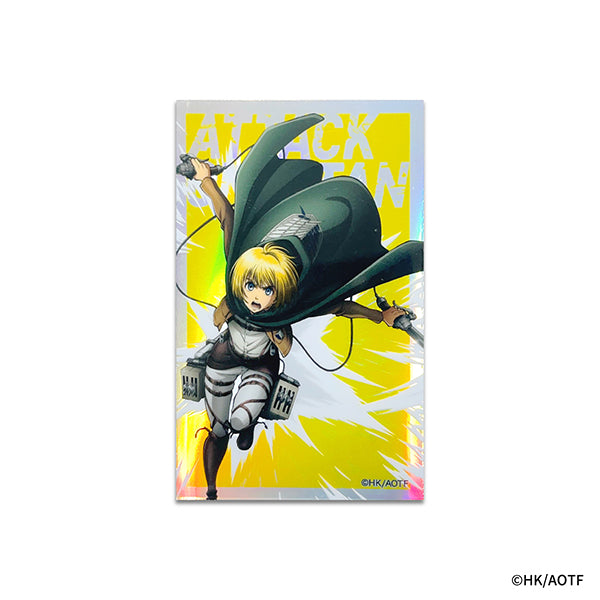 進撃の巨人 Action ホログラムステッカー（アルミン）