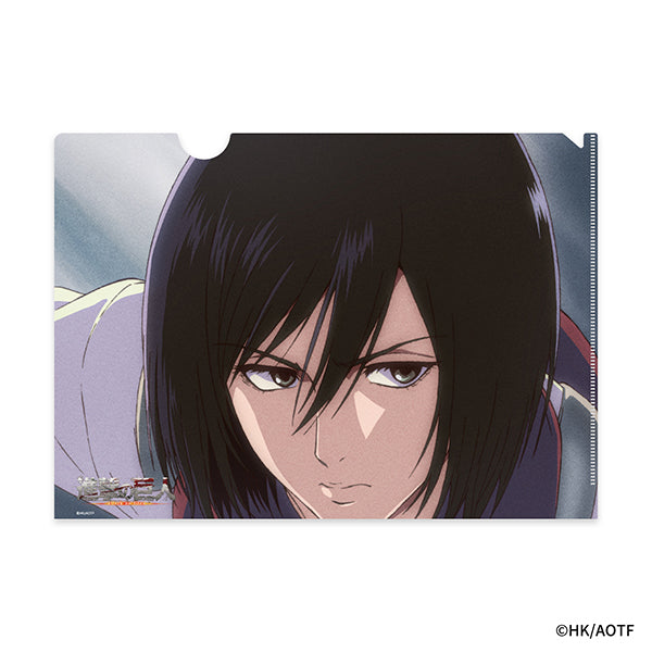 進撃の巨人 Visual Art クリアファイル（ミカサ）