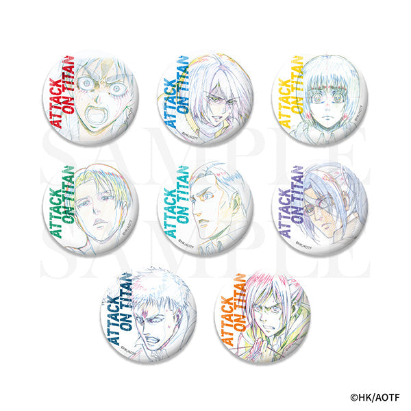 【全種BOX】進撃の巨人 Key:primeランダム缶バッジ