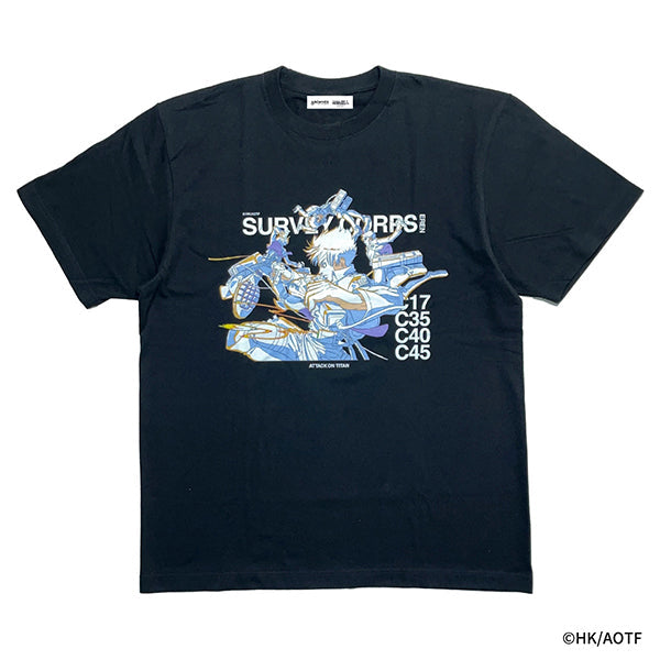 進撃の巨人 Tシャツ【EREN YEAGER 58% TEE 002】