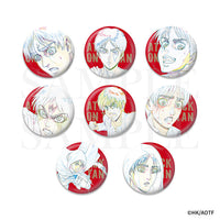 【全種BOX】進撃の巨人 Key:prime エレン確定ランダム缶バッジ