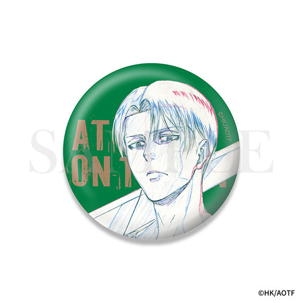 【全種BOX】進撃の巨人 Key:prime リヴァイ確定ランダム缶バッジ