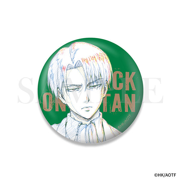 【全種BOX】進撃の巨人 Key:prime リヴァイ確定ランダム缶バッジ