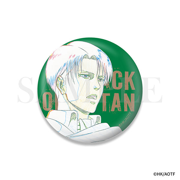 【全種BOX】進撃の巨人 Key:prime リヴァイ確定ランダム缶バッジ