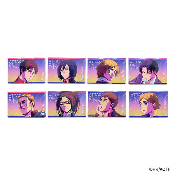 【全種BOX】進撃の巨人 -TWILIGHT- ランダムスクエア缶バッジ