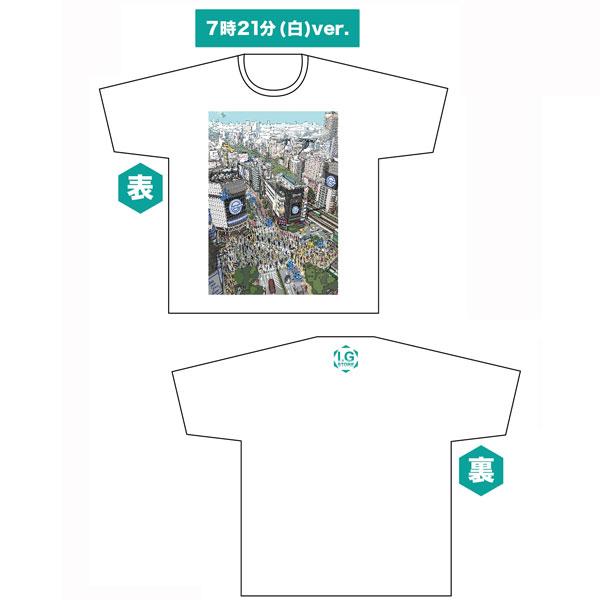 攻殻機動隊シリーズ I.G STORE キービジュアル(攻殻機動隊 S.A.C.) Tシャツ 7時21分(白) Lサイズ