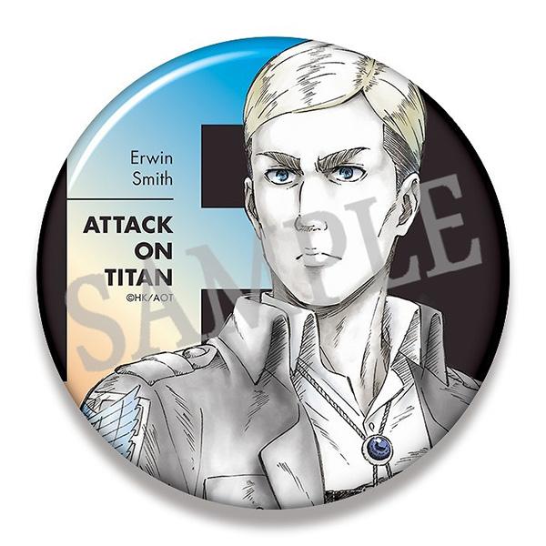 進撃の巨人 WIT STUDIO 描き下ろし ビッグ缶バッジ エルヴィン – IG  
