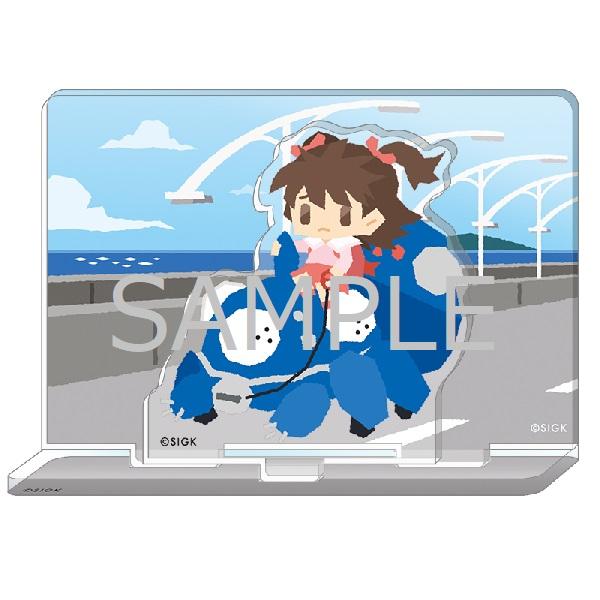 タチコマといっしょ　ジオラマアクリルスタンド　タチコマ&ミキちゃん