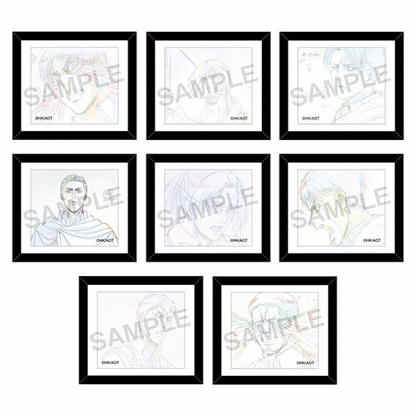 進撃の巨人 リヴァイ エレン wit studio 線画 色紙 目玉商品 -今井有文