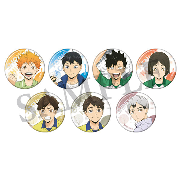 【再販】ハイキュー!!　トレーディング缶バッジ　チューガク!!　全7種
