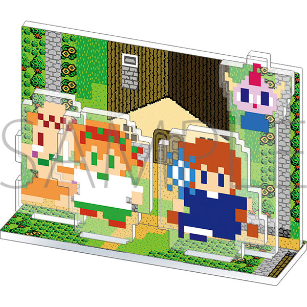 魔法陣グルグル アクリルジオラマ ドット絵