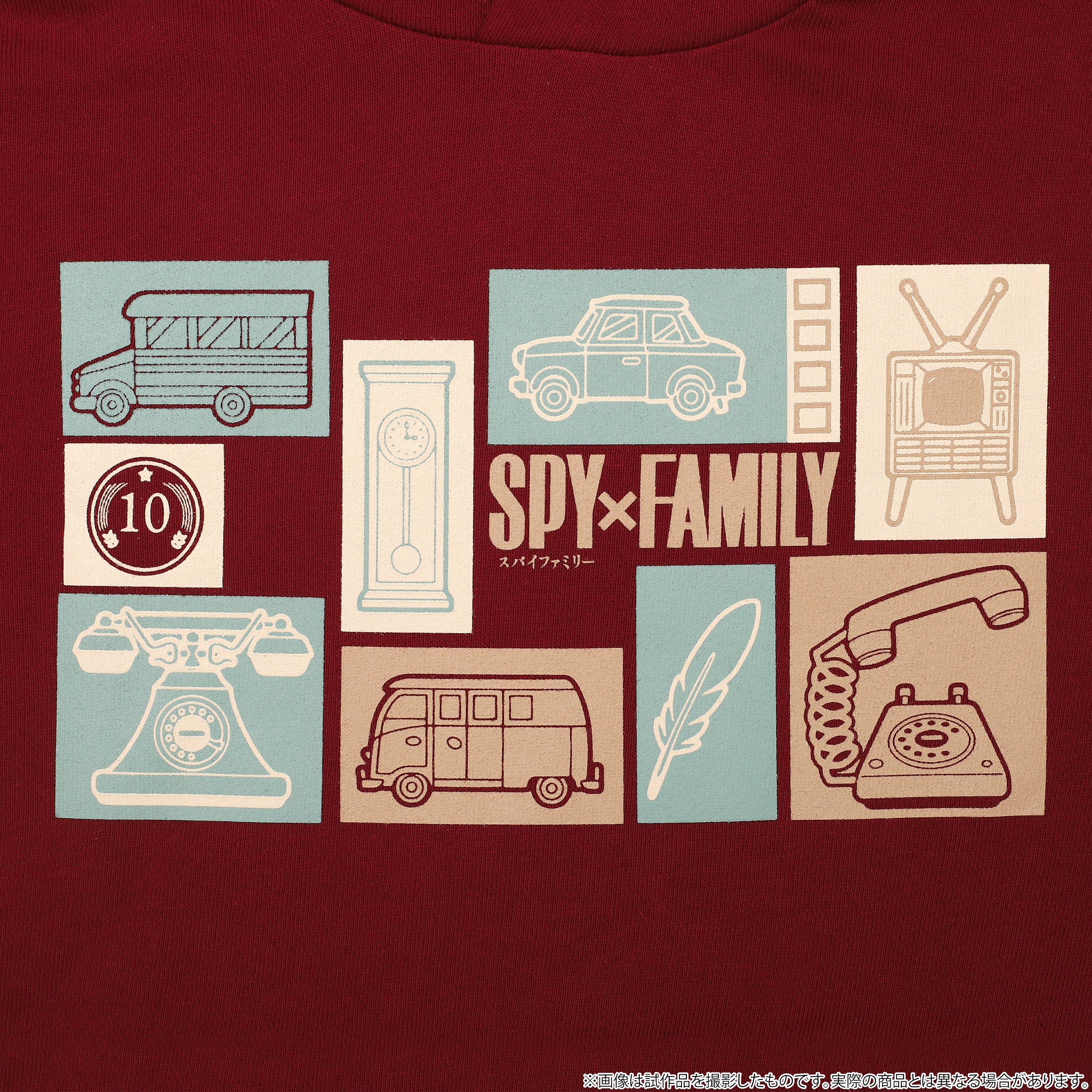 SPY×FAMILY パーカー モチーフ BURGUNDY – IG Port ONLINE STORE