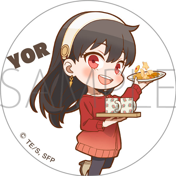 SPY×FAMILY　缶バッジセット くつろぎフォージャー家