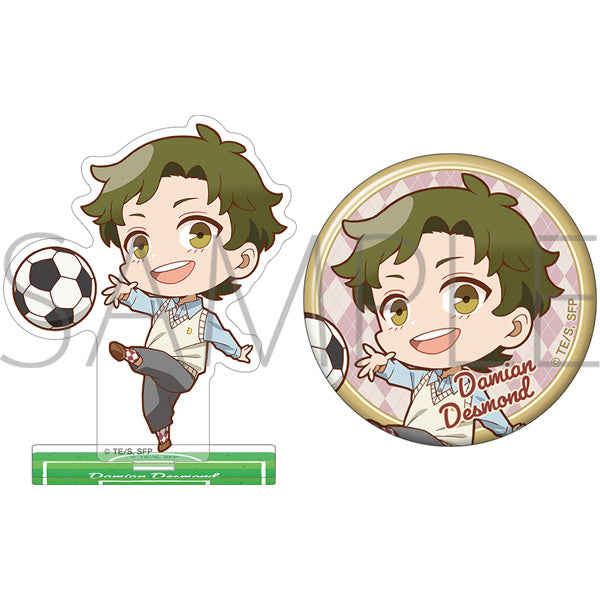 SPY×FAMILY　アクリルスタンド＆缶バッジセット サッカー ダミアン
